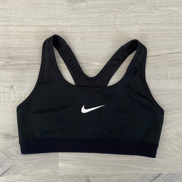 Nike Dri-Fit Black Sports Bra - Picture 1 of 4